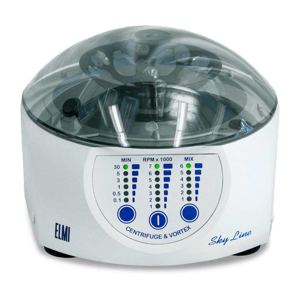 Медицинская центрифуга-встряхиватель ELMI СМ-70М-09 (до 9000 об/мин, 12×0,2/0,5/1,5/2 мл)